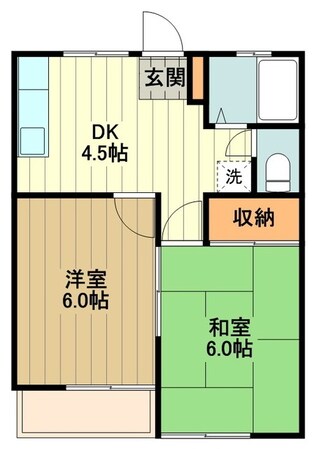 コーポエキップの物件間取画像